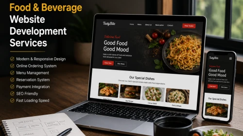 Food & Beverage Website Development Services